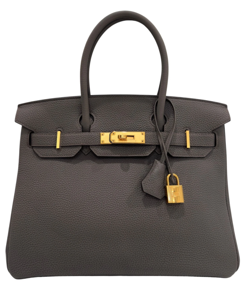 Hermes Etain Togo Birkin 30 Gold Hardware, 2021