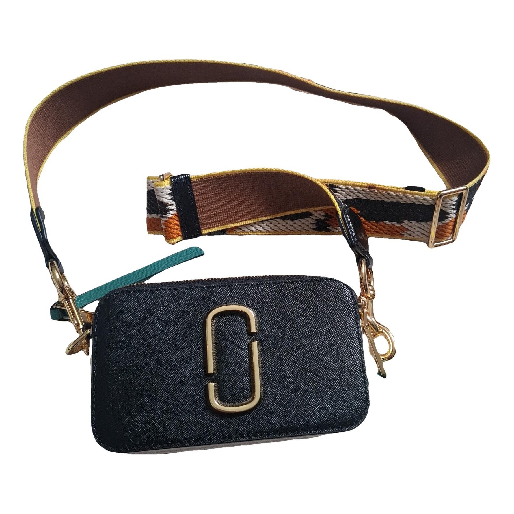 Snapshot leather crossbody bag