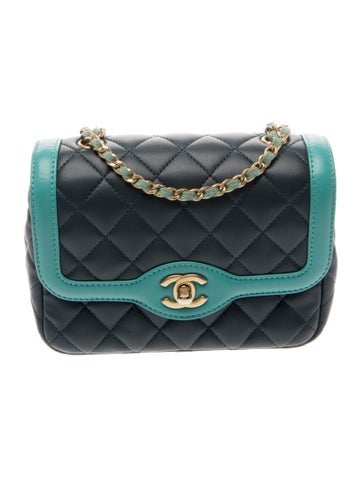 Mini Two-Tone Day Flap Bag