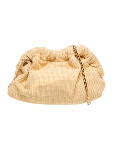 Mansur Gavriel Raffia Shoulder Bag