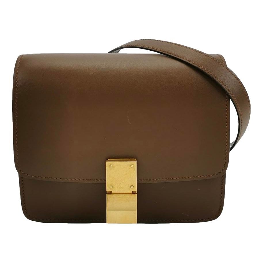 Classic leather crossbody bag