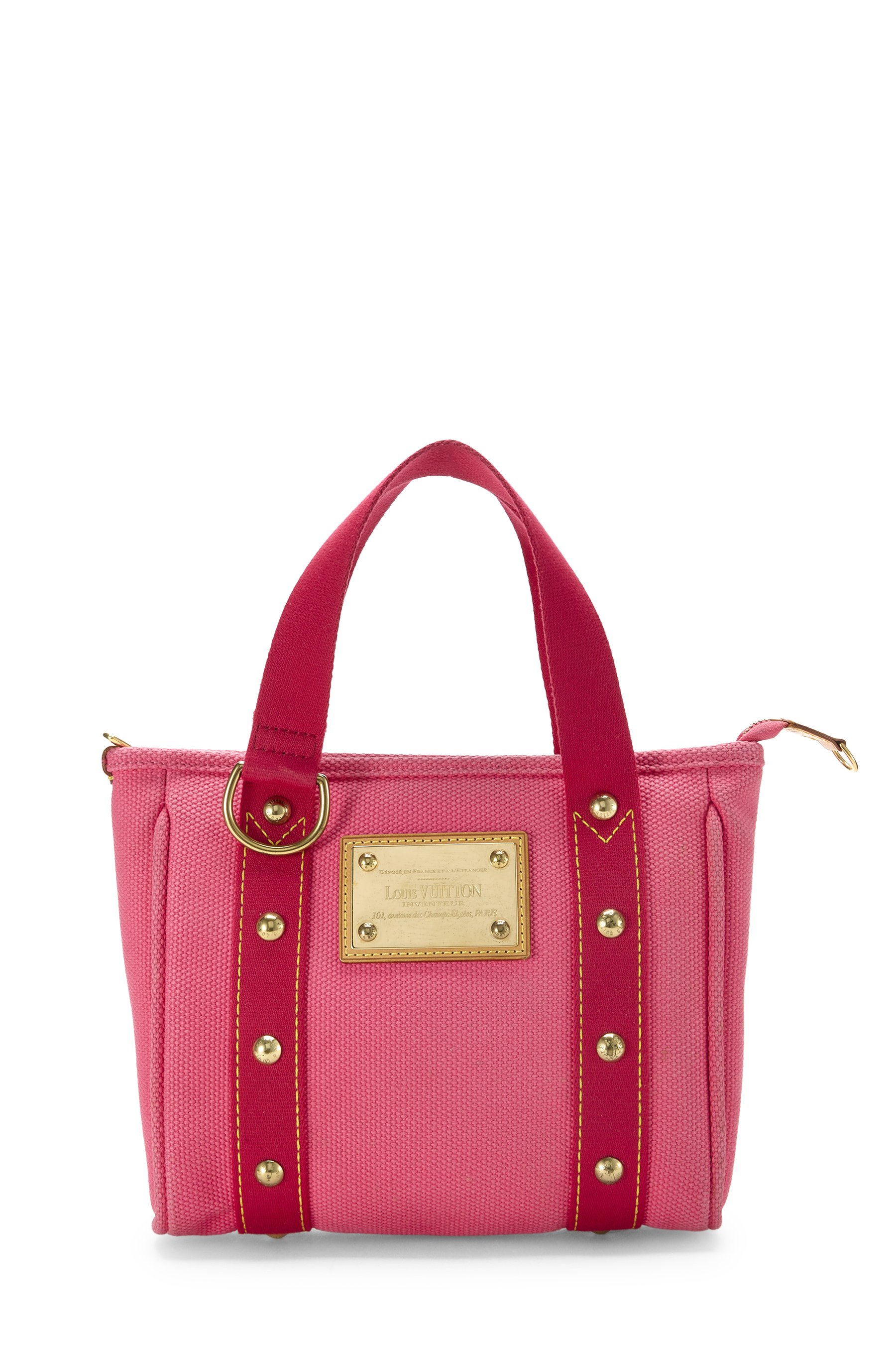 Pink Canvas Antigua Cabas PM