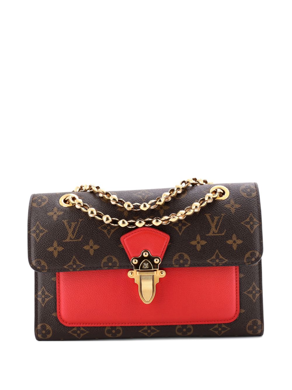 Victoire Handbag Monogram Canvas and Leather shoulder bag