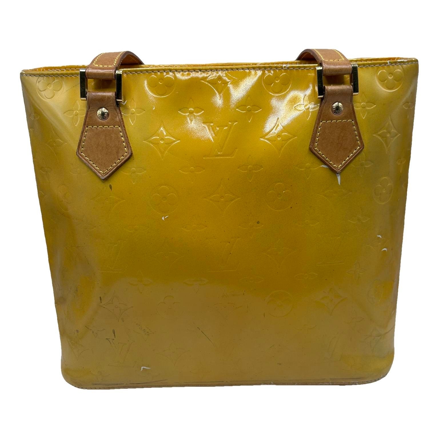 Houston patent leather handbag