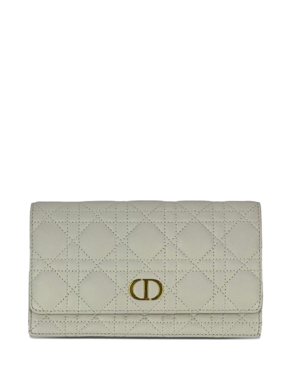 Caro Cannage logo clutch bag