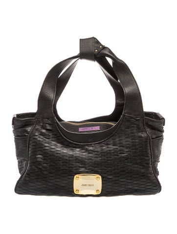 Jimmy Choo Leather Top Handle Bag