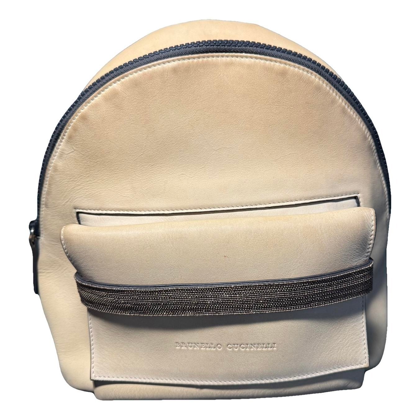 Leather backpack