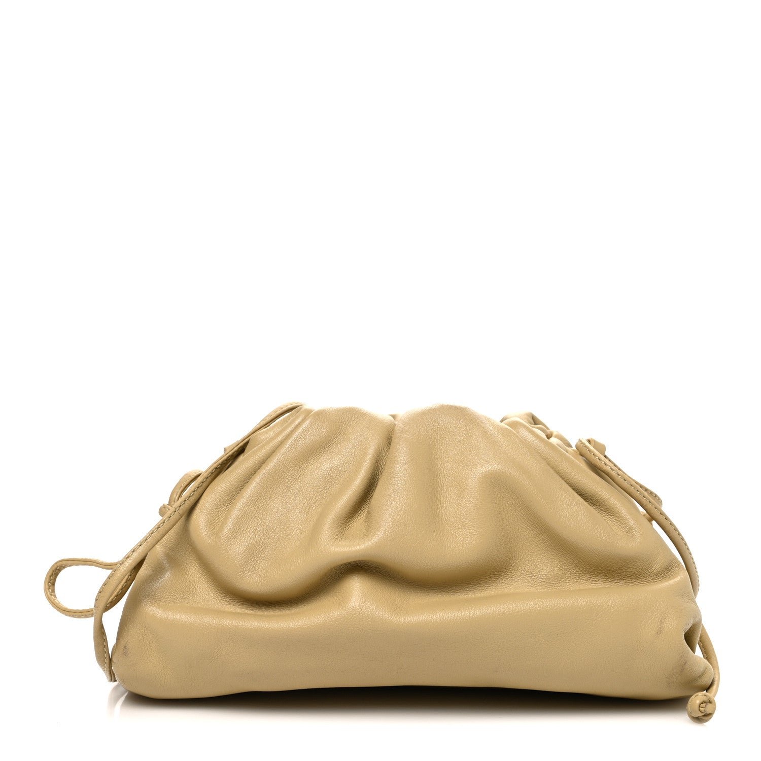 Bottega Veneta Butter Calfskin The Mini Pouch Almond