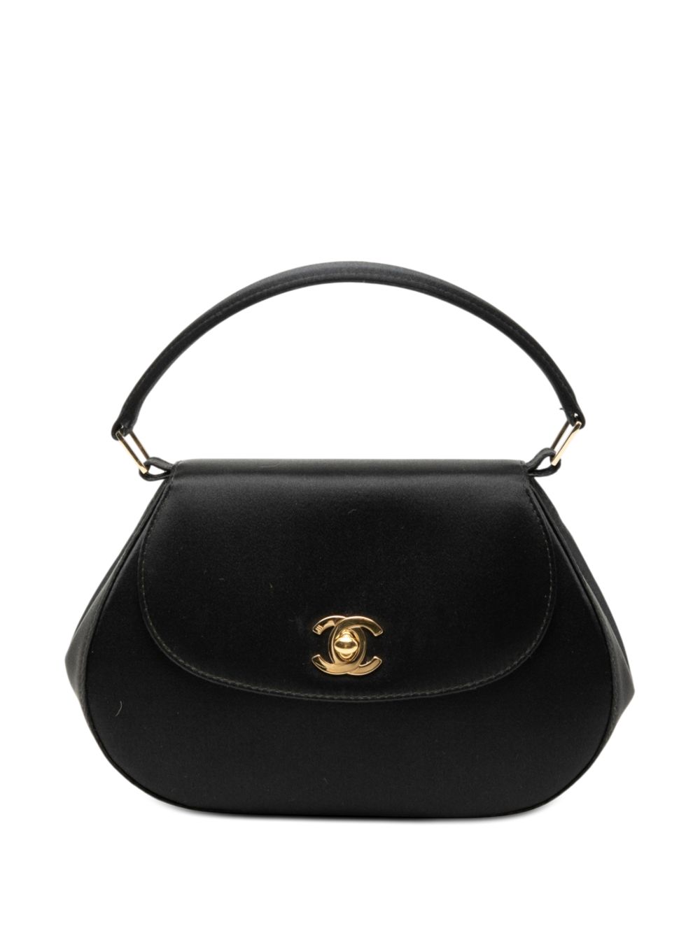 1997-1999 CC Satin Top Handle Flap handbag