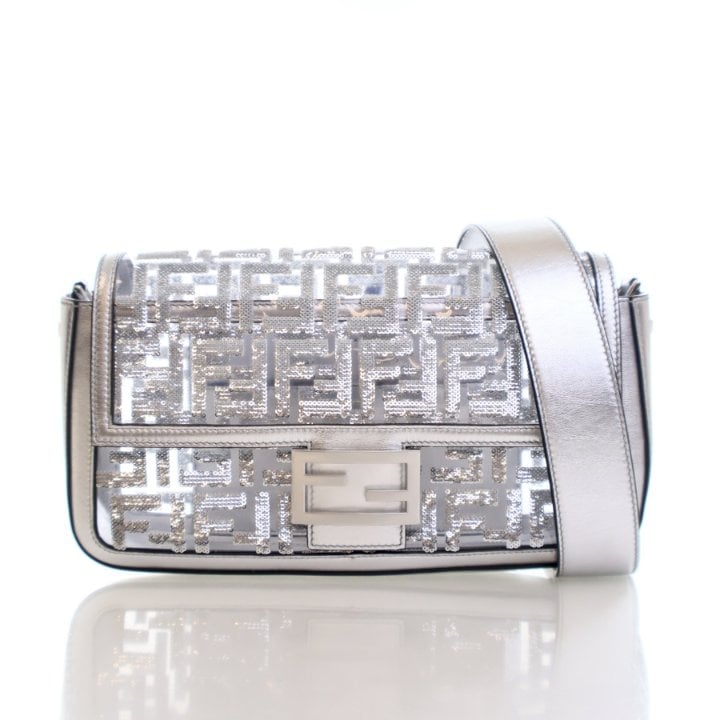 Fendi Medium Sequin PVC Baguette