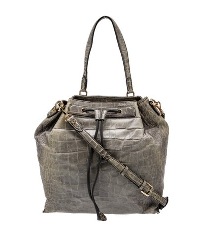 MCM Leather Bucket Bag