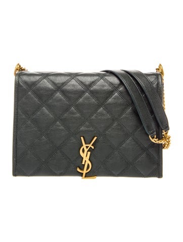 Quilted (YSL) Becky Chain Wallet