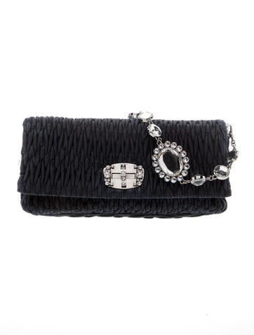 Miu Miu Denim Shoulder Bag