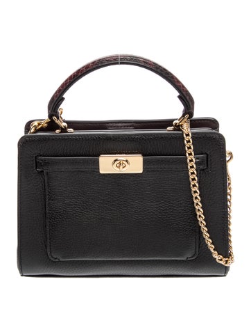 Leather Top Handle Bag
