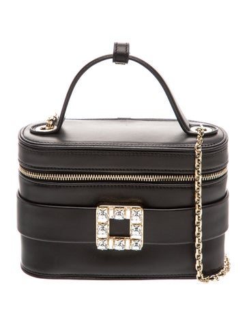 Roger Vivier Leather Top Handle Bag