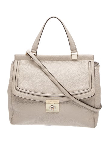 Leather Top Handle Bag
