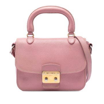 Goat Leather Goatskin Madras Top Handle Bag