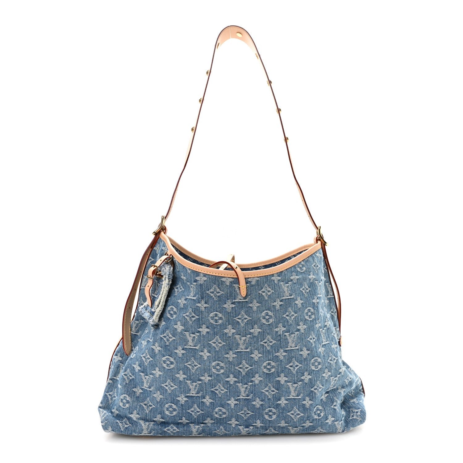 Louis Vuitton Monogram Denim CarryAll MM Blue