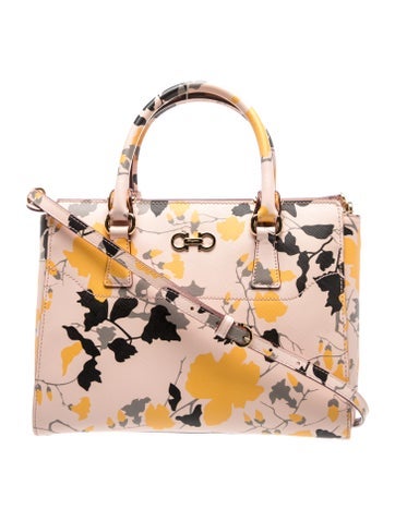 Saffiano Leather Top Handle Bag
