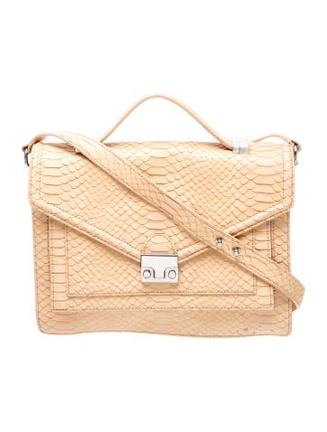 Loeffler Randall Embossed Leather Crossbody Bag