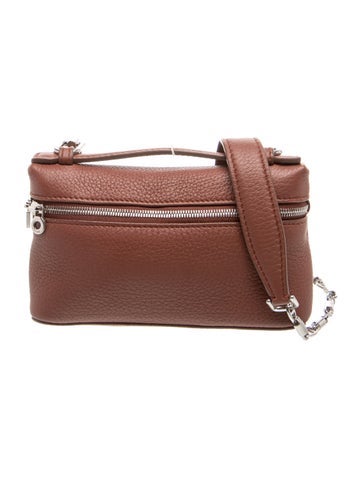 Calfskin Extra Pocket Mini Pouch w/ Chain