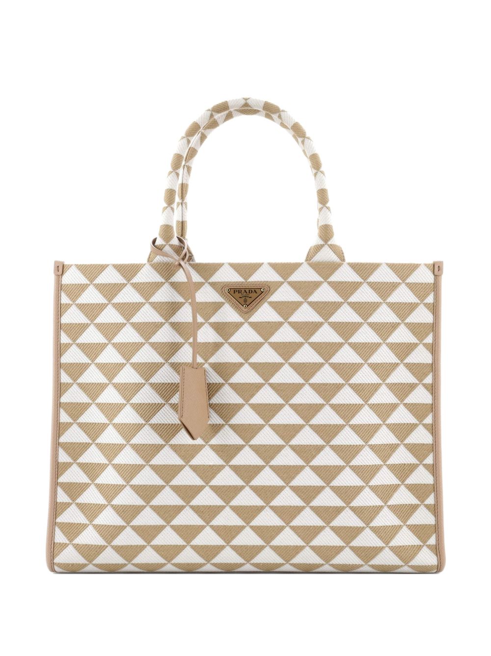 Symbole Shopper Jacquard Large tote bag