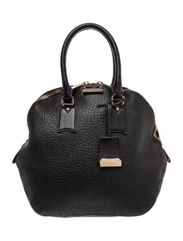 Leather Top Handle Bag