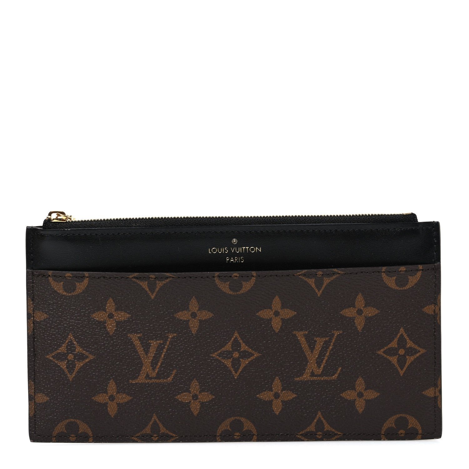 Louis Vuitton Monogram Slim Purse Black