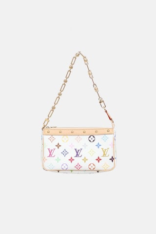 Louis Vuitton Reversible Monogram Double Zip Pochette Bag