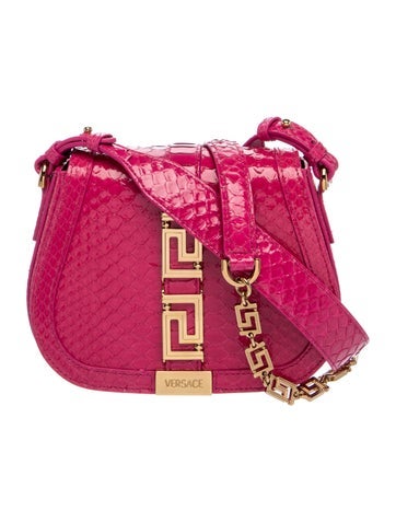 Versace Leather Messenger Bag