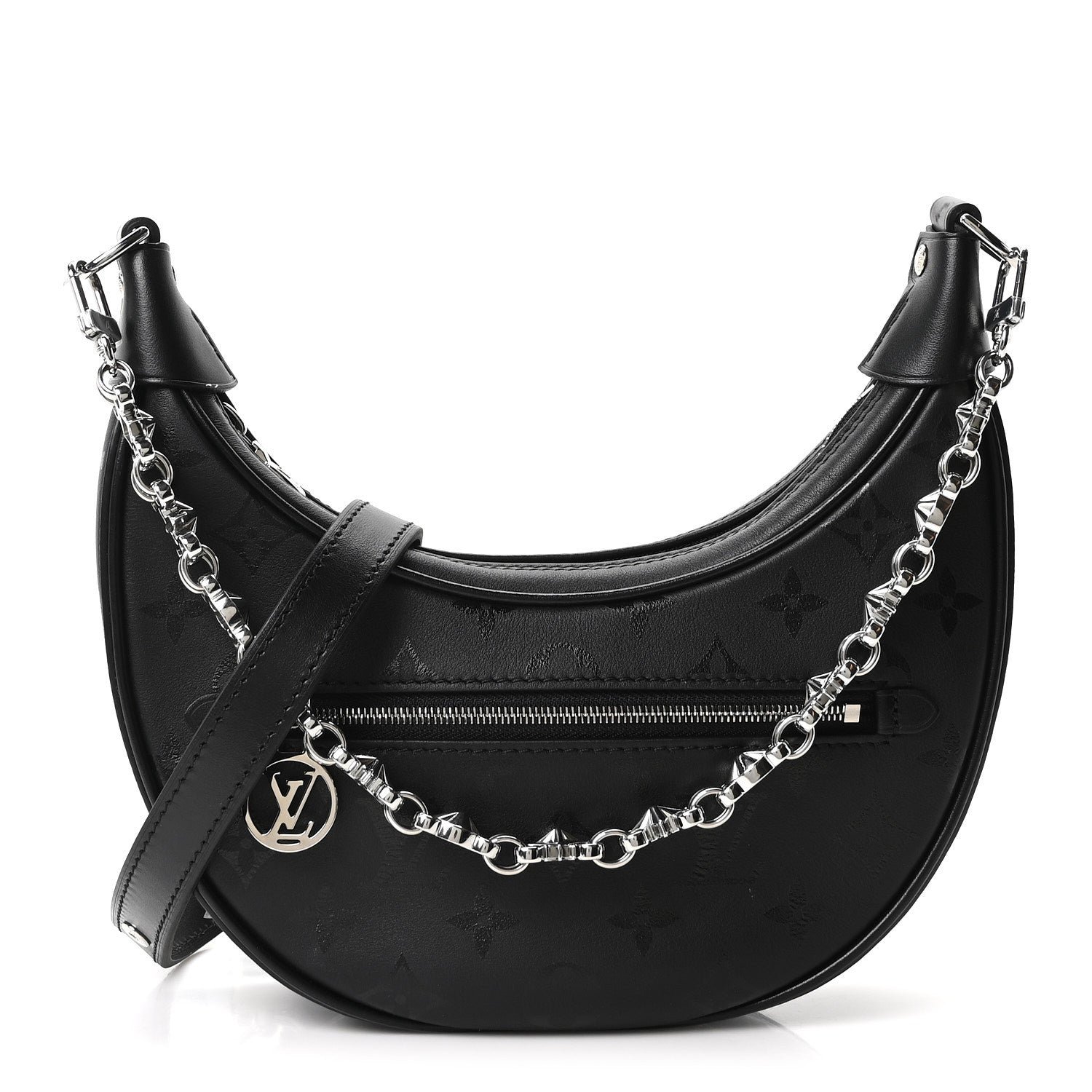 Louis Vuitton Calfskin Monogram Loop H27 Black