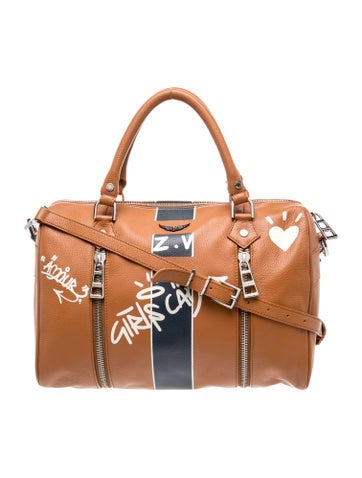 Leather Top Handle Bag