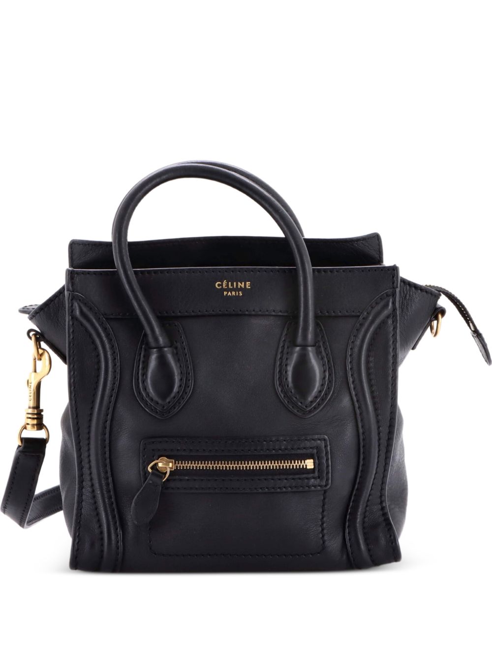 Luggage Bag Smooth Leather Nano crossbody bag