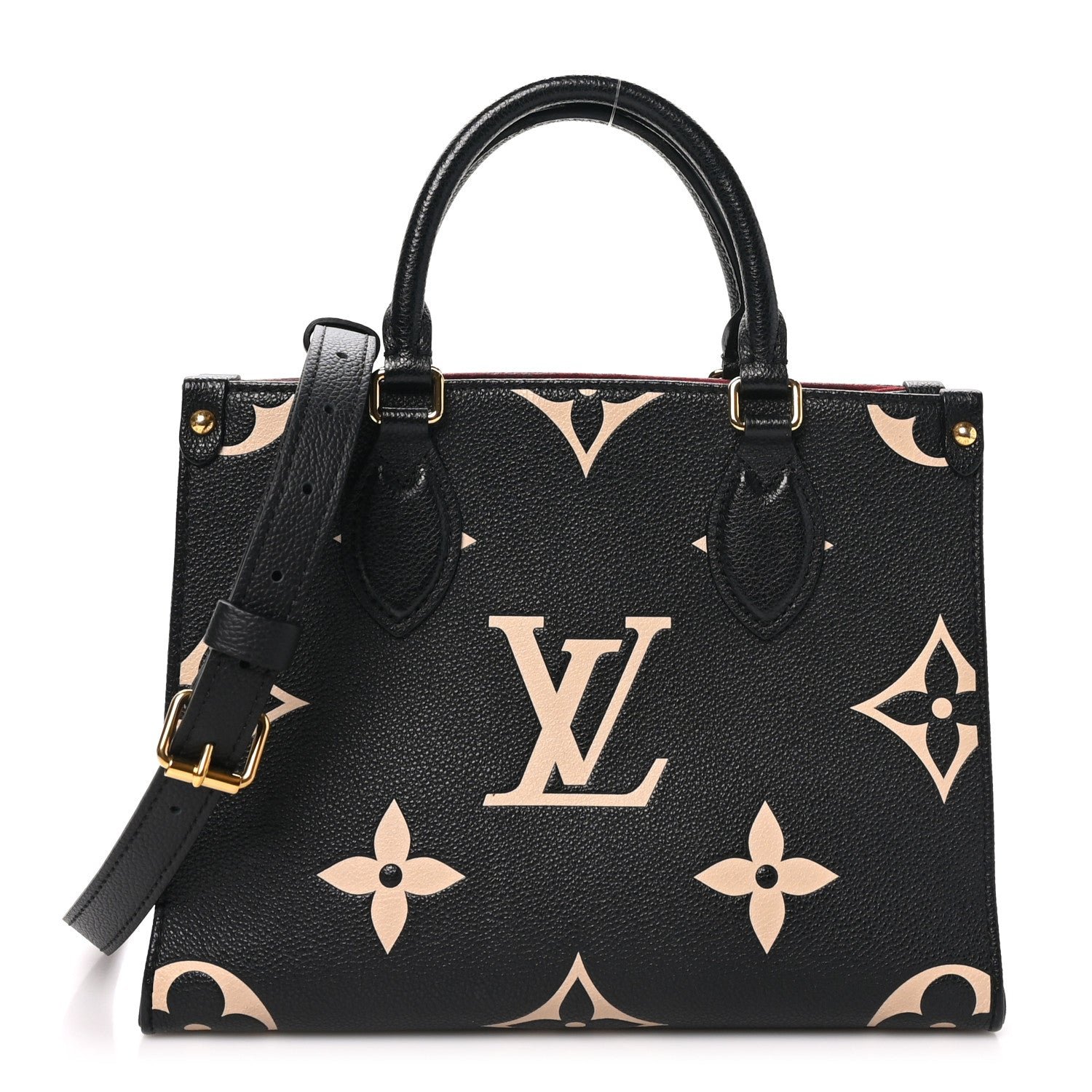 Louis Vuitton Empreinte Monogram Giant Onthego PM Black Beige