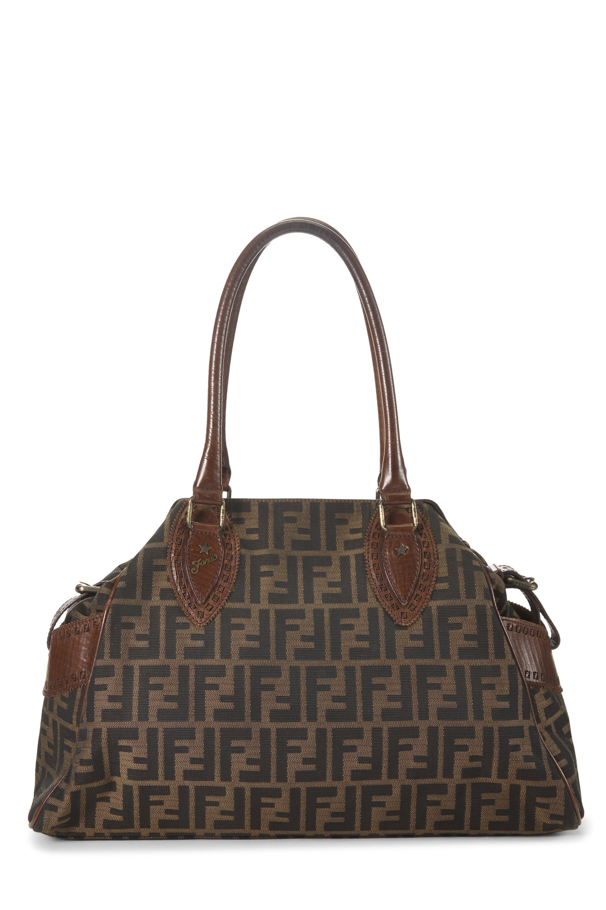 Brown Zucca Canvas Bag Du Jour Medium