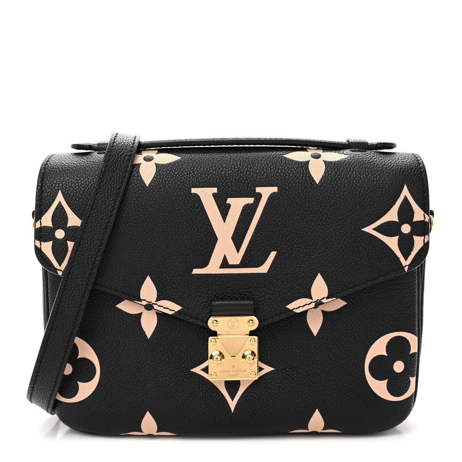 Louis Vuitton Empreinte Monogram Giant Pochette Metis Black Beige