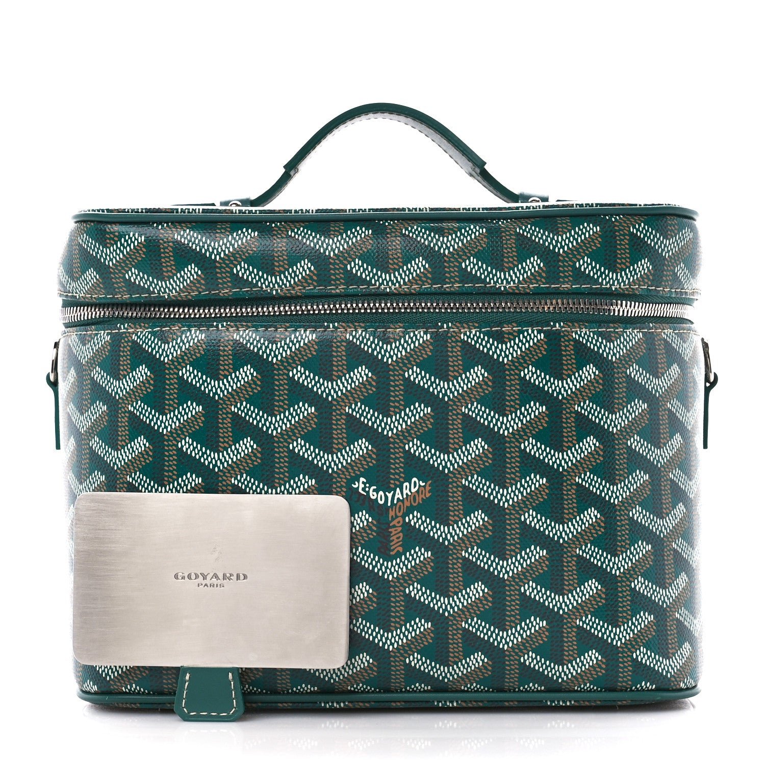 Goyard Goyardine Muse Vanity Case Green