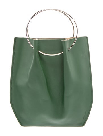 The Row Leather Top Handle Bag