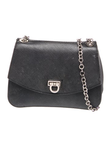 Saffiano Leather Crossbody Bag