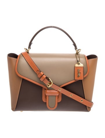 Leather Top Handle Bag