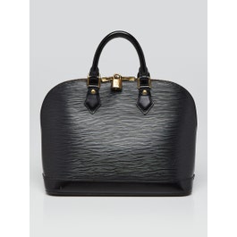 Louis Vuitton Black Epi Leather Alma PM Bag