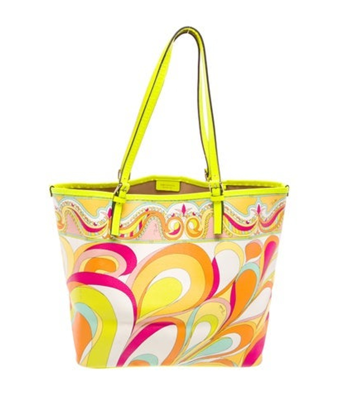 Emilio Pucci Pucci Leather Tote