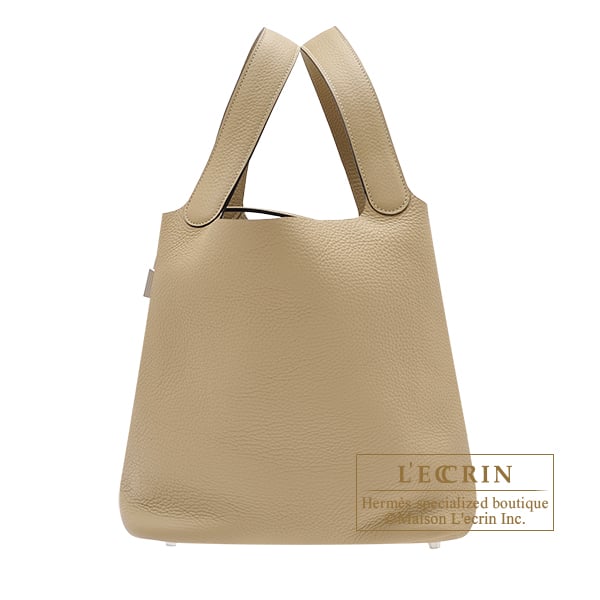 Hermes Hermes Picotin Lock bag 22/MM Trench Clemence leather Silver hardware