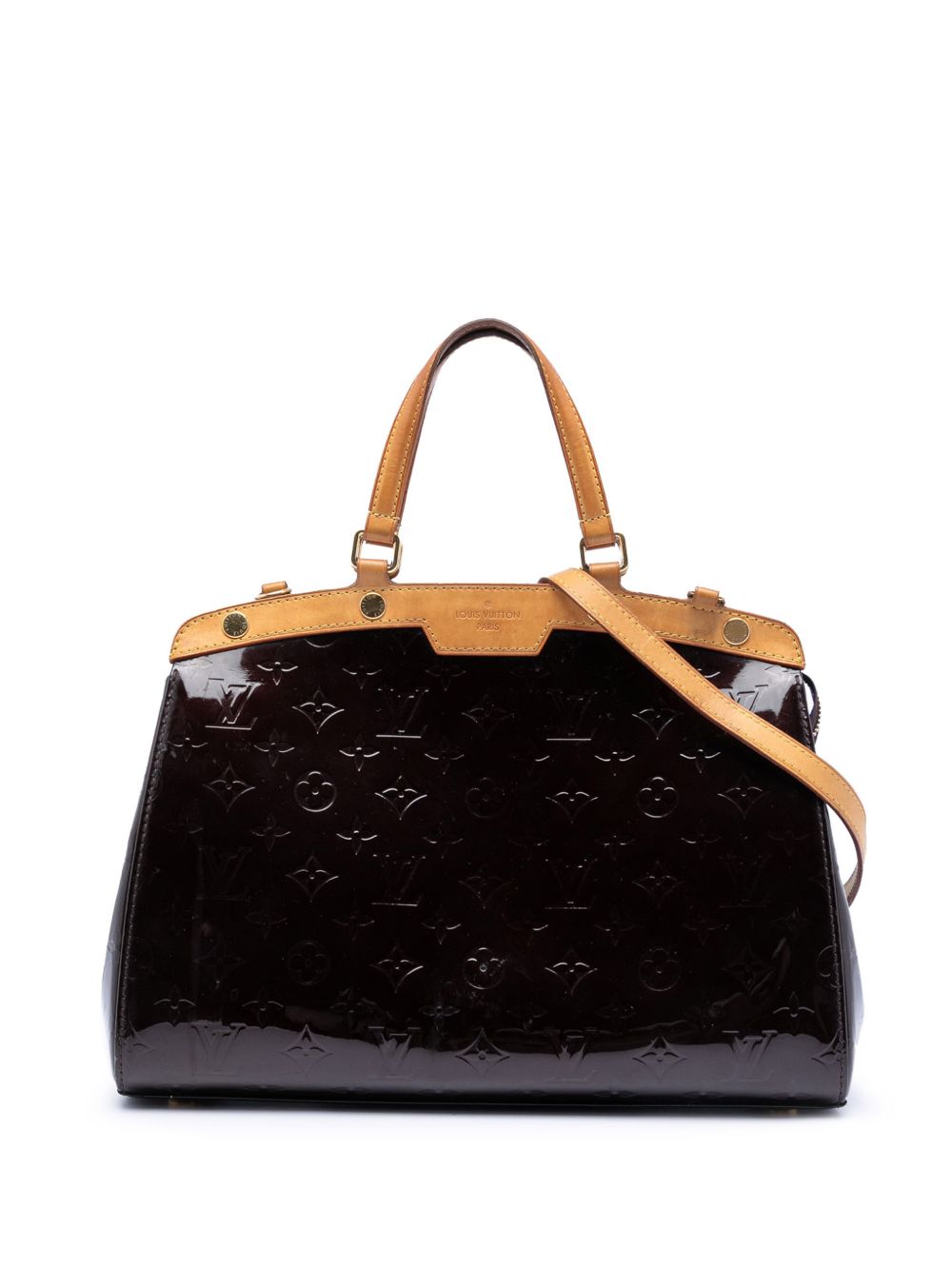 2012 Monogram Vernis Brea PM satchel
