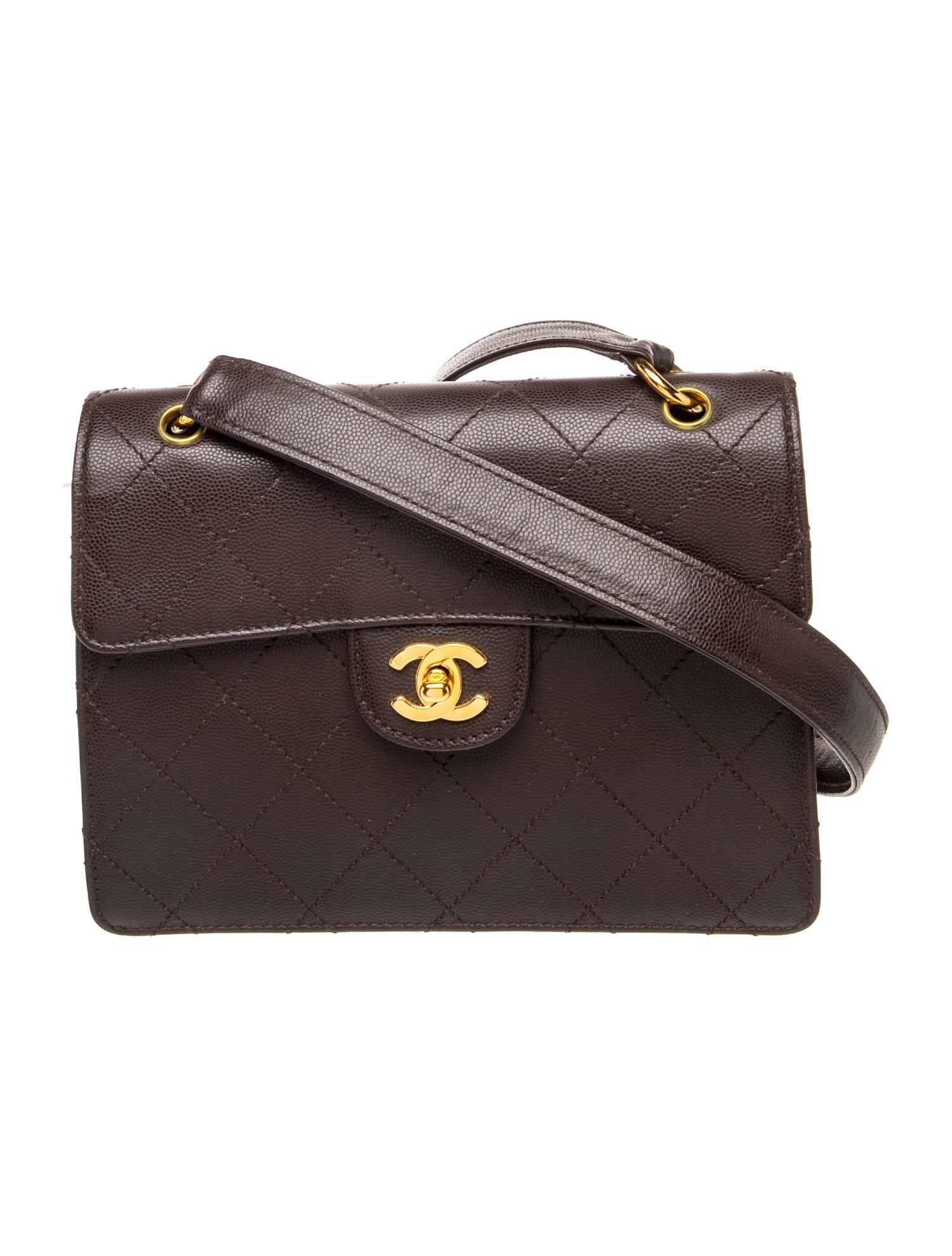 Caviar Square Flap Bag