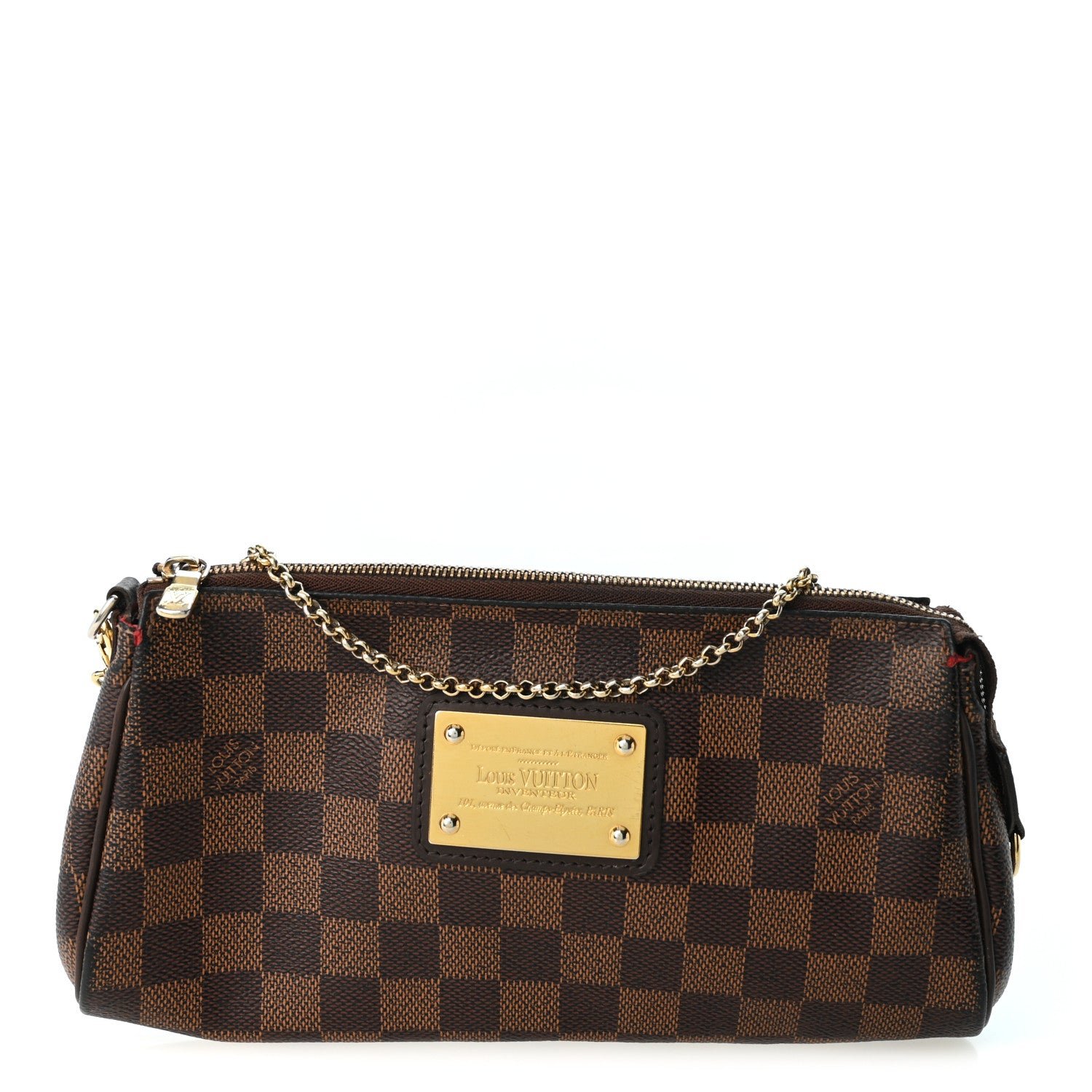 Louis Vuitton Damier Ebene Eva Clutch