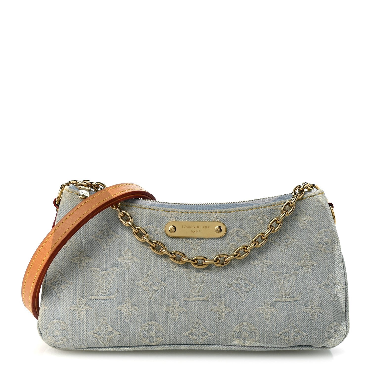 Louis Vuitton Monogram Denim Liv Pochette Sky Blue