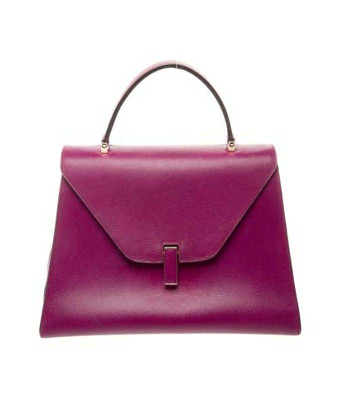 Valextra Leather Top Handle Bag