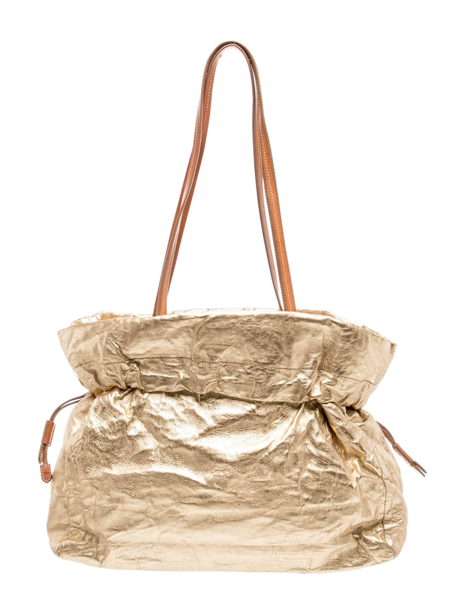 Nappa Antique Leather Shoulder Bag