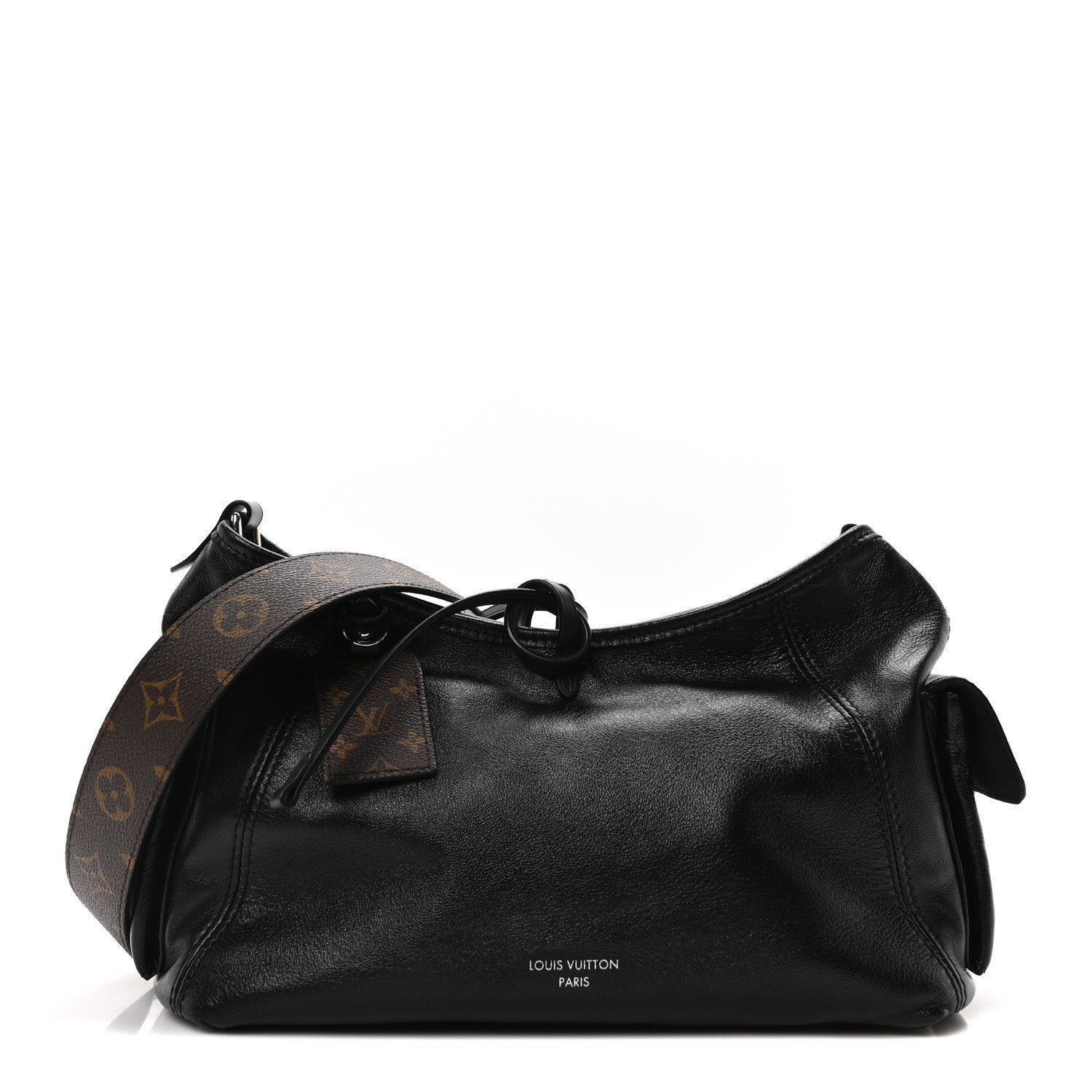 Louis Vuitton Lambskin CarryAll Cargo Vibe PM Black
